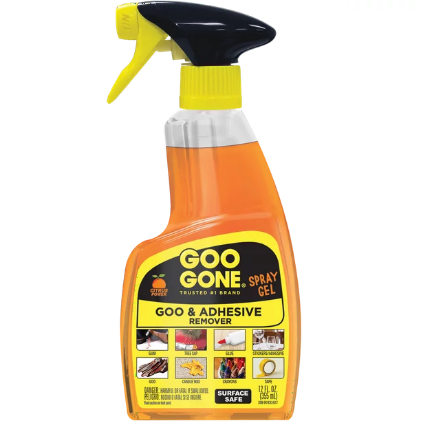 Goo Gone Adhesive Remover (Spray Gel) 12 oz