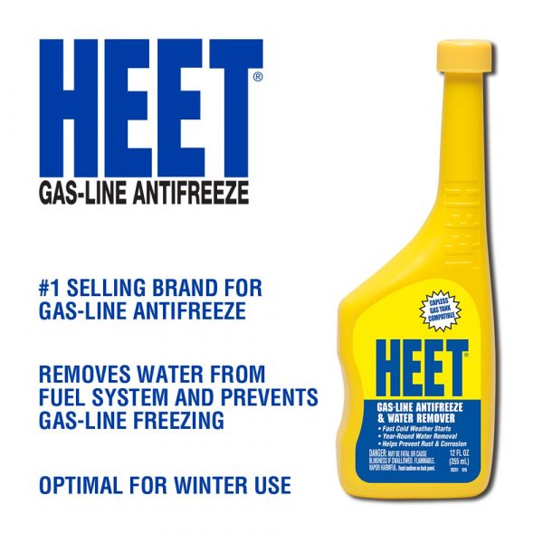 HEET Gas-Line Antifreeze And Water Remover