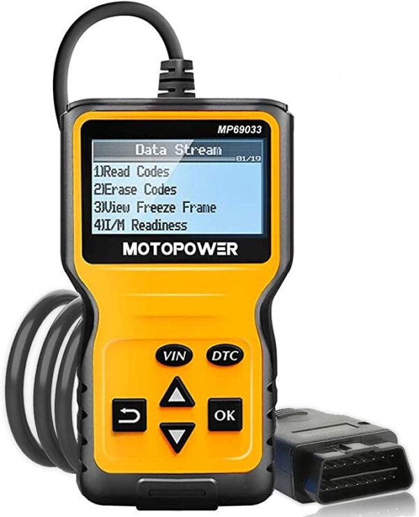 Motopower Car OBD2 Scanner Code Reader Engine Fault Code Reader Scanner CAN Diagnostic Scan Tool for All OBD II Protocol Cars