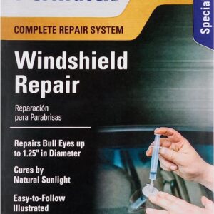 Permatex Windshield Repair Kit For Chipped And Cracked Windshields – 09103