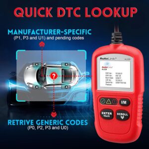 Autolink AL329 OBD2 Scanner & Code Reader By Autel