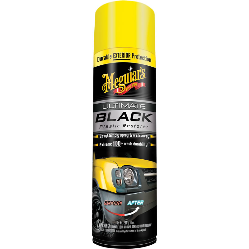 Black Plastic Restorer Spray by Meguair’s