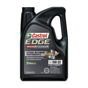 0W-20 Castrol Edge High mileage Motor Oil 5L
