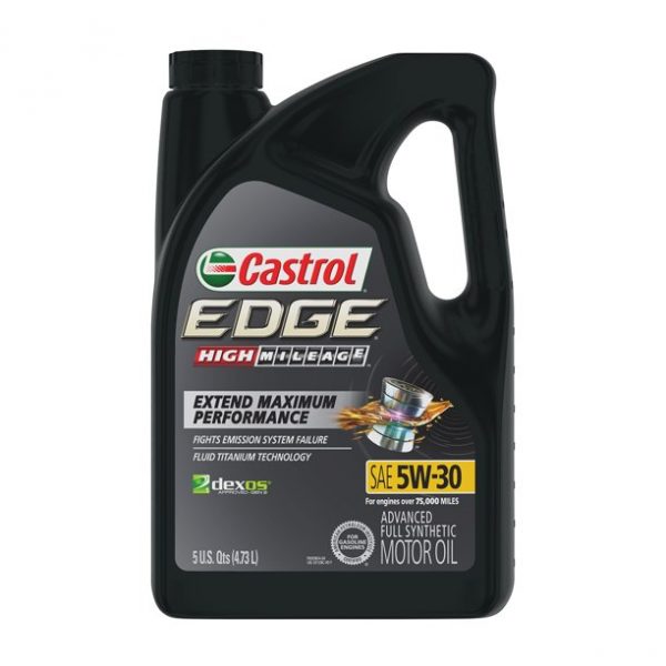 5W-30 Castrol Edge High mileage Motor Oil 5L