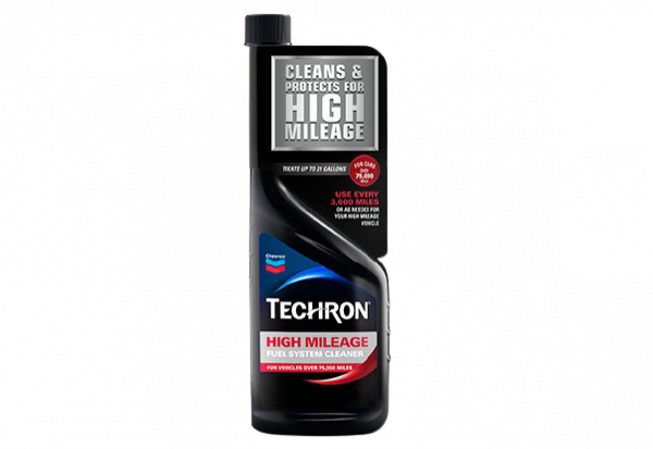 Chevron Techron High Mileage Fuel System Cleaner, 12 oz,