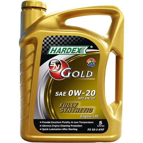 Hardex Gold 0W-20 Engine Oil- 5 Ltr