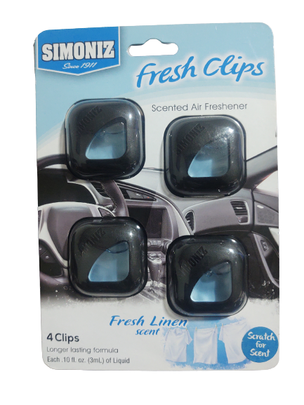 Simoniz Fresh Linen Scent Car Air Freshener
