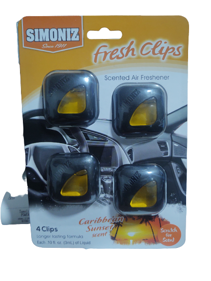 Simoniz Caribbean Sunset Car Air Freshener