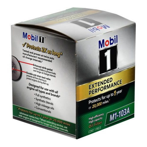 M1-103A Oil Filter Extended Performance by Mobil 1