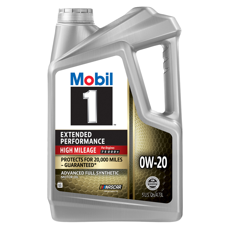 0W-20 Extended Performance High Mileage 5L Mobil 1 20,000 miles