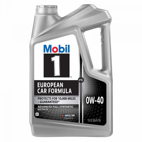 0W-40 Mobil 1 European Car Formula Motor Oil 5L