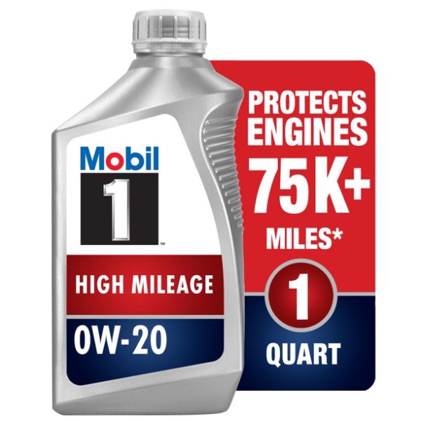 0W-20 Mobil 1 High Mileage Motor Oil 1L