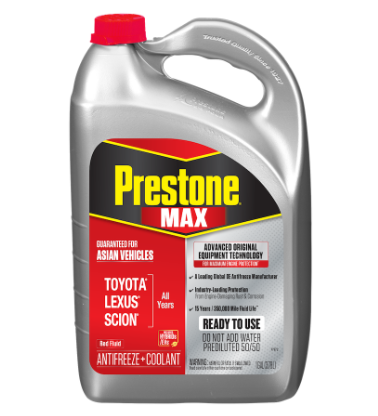 Prestone Max Asian Vehicles (Red) Prediluted Coolant