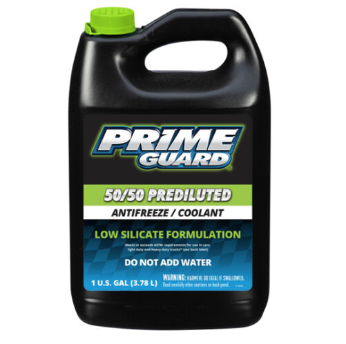 Prime Guard Prediluted Low Silicate Formula Antifreeze 50/50 Coolant 4 litres