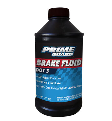 DOT 3 Brake Fluid By Prime Blend – 12 FL.OZ