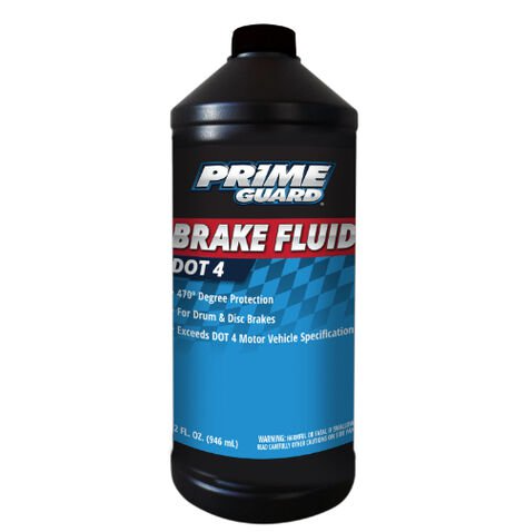 DOT 4 Brake Fluid By Prime Guard – 32 FL.OZ