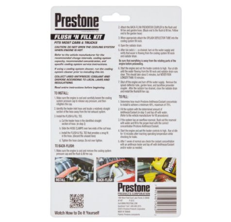 Prestone Flush & Fill Kit