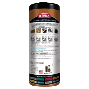 Weiman Leather Cleaner & Conditioner Wipes