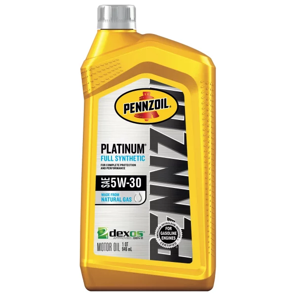 5W-30 Pennzoil Platinum Full Synthetic Motor Oil – 1 Quart