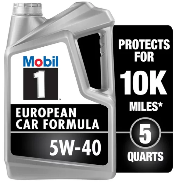 5W-40 Mobil 1 European Car Formula 10,000 miles
