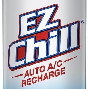 EZ Chill Car Air Conditioner Refrigerant Stop Leak Kit, Restores Lost Refrigerant and Stop Leaks in O Rings, Hoses and Gaskets, Includes Disposable Recharge Hose, 13 Oz