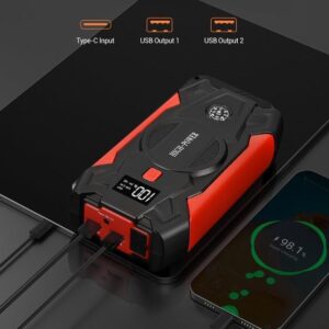 High Power 3000A Portable Car Battery Jump Starter