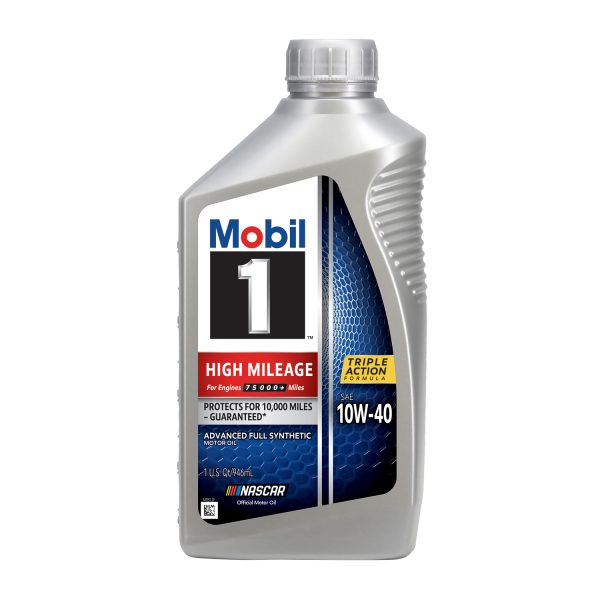 10W-40 Mobil 1 High Mileage Motor Oil 1L