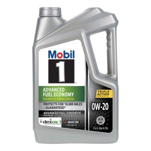 0W-20 Mobil 1 Advanced Fuel Economy Motor Oil 5L