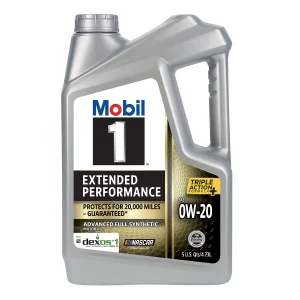 0W-20 Mobil 1 Extended Performance Motor Oil 5L