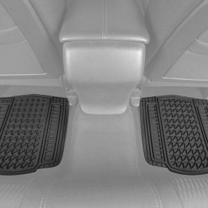 Motor Trend Heavy Duty 4-Piece Rubber Mats-MT-824-BK