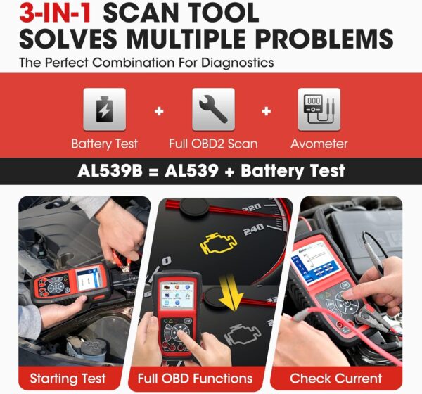 Autolink AL539B OBD2 Scanner & Electrical Test Tool By Autel