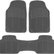 BDK Heavy Duty 3-Piece Rubber Mats-MT-583-BK