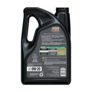 0W-20 Castrol Edge High mileage Motor Oil 5L