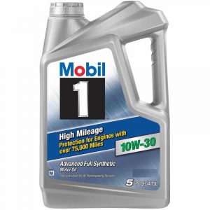 10W-30 Mobil 1 High Mileage Motor Oil 5L