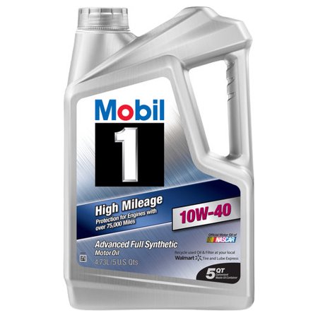 10W-40 Mobil 1 High Mileage Motor Oil 5L