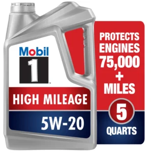 5W-20 Mobil 1 High Mileage Motor Oil 5L