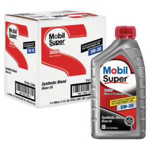 5W-30 Mobil Super 5000 Motor Oil 6 Pack/1L