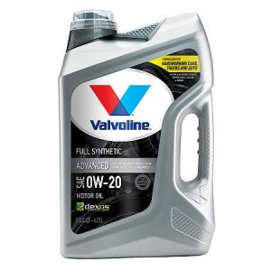 0W-20 Valvoline Advanced Full Synthetic Motor Oil, 5 Quart