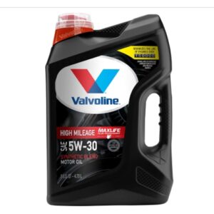 5W-30 Valvoline 150K High Mileage Motor Oil 5L