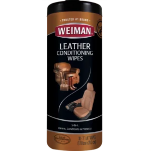 Weiman Leather Cleaner & Conditioner Wipes