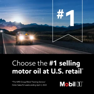 10W-40 Mobil 1 High Mileage Motor Oil 1L