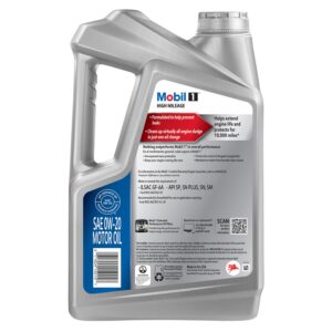 0W-20  Mobil 1 High Mileage Motor Oil 5L