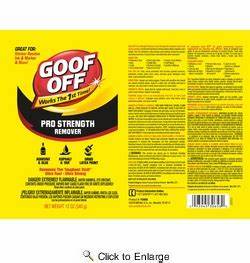 Goof Off Pro Strength Remover 6 oz