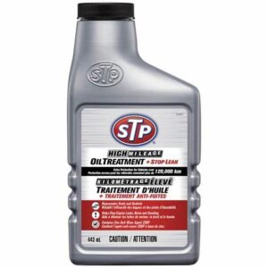 STP High Mileage Oil Treatment + Stop Leak